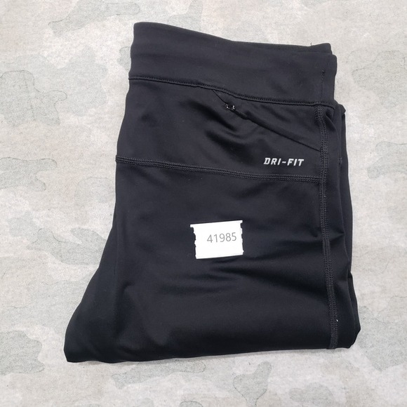 Nike Leggings Womens Small Black Capri Dri-Fit Pull On - Picture 13 of 13